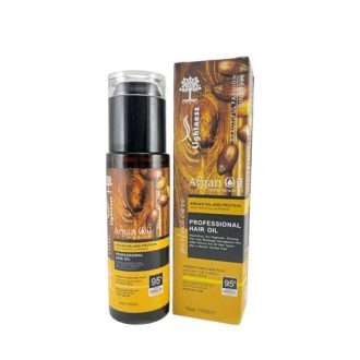 روغن مو لایتنس مدل آرگان اصل حجم 100 میلی لیتر Lightness