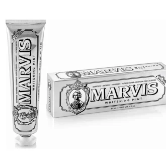 خمیردندان سفیدکننده مارویس Marvis Whitening Mint حجم 85 میلی‌لیتر