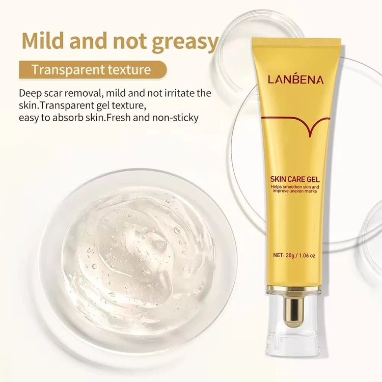 ژل کرم ترمیم کننده جای جوش و اسکار لانبنا (LANBENA) مدل SKIN CARE