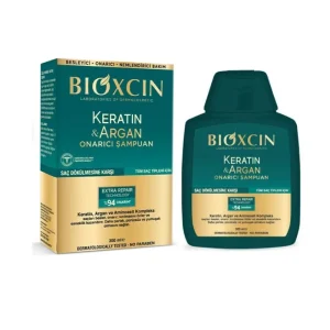 شامپو ترمیم کننده و ضد ریزش مو بیوکسین مدل Keratin & Argan